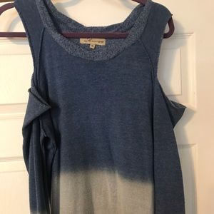 Cold Shoulder Vintage Havana Sweatshirt